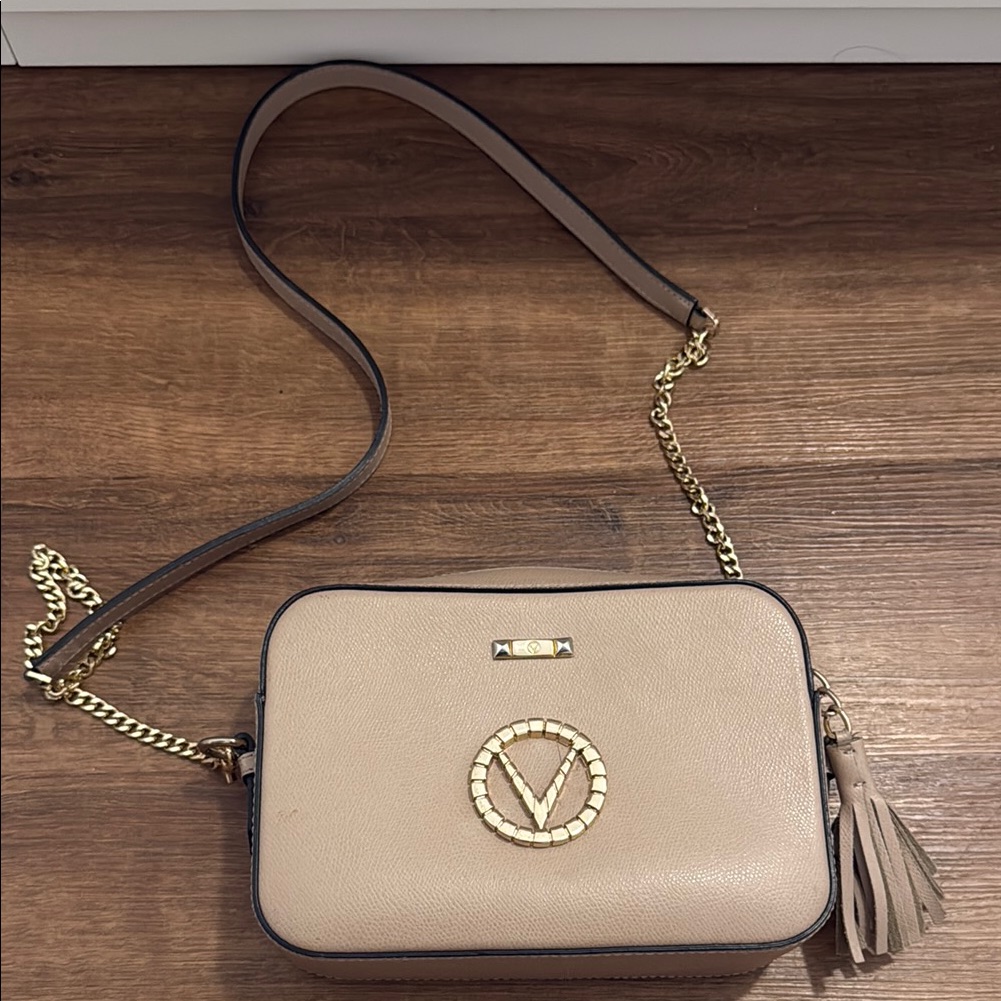 Valentino By Mario Valentino Babette Leather Camera Bag